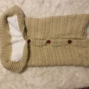 Winter baby swaddle blanket